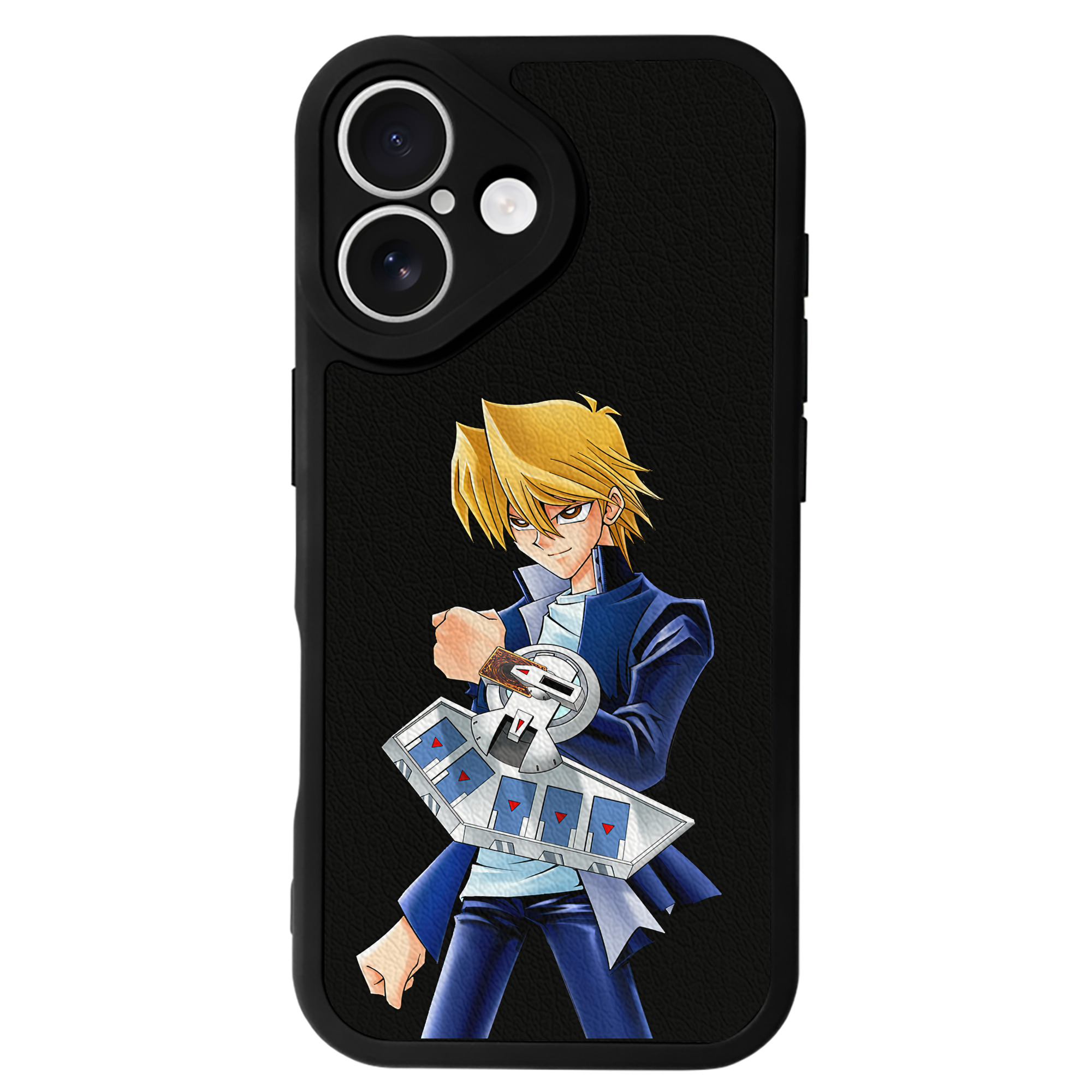 遊☆戯☆王 Yu-Gi-Oh! 【iPhone 16シリーズ対応】シリコンスマホケース（レザー調） 材質：シリコン